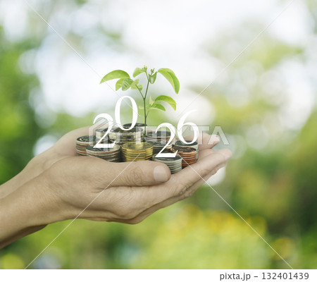 Happy new year 2026 business ecological concept Happy new year 2026 business ecological concept 132401439