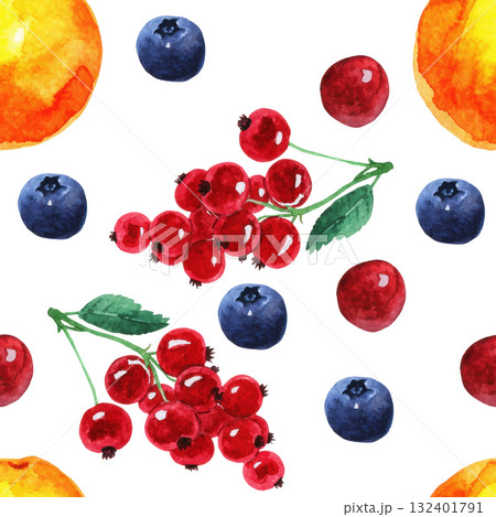 peach fruit pattern on white background peach fruit pattern on white background 132401791