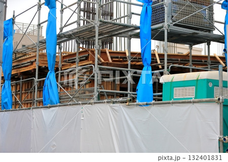 型枠建て込み(建築躯体工事) 型枠建て込み(建築躯体工事) 132401831