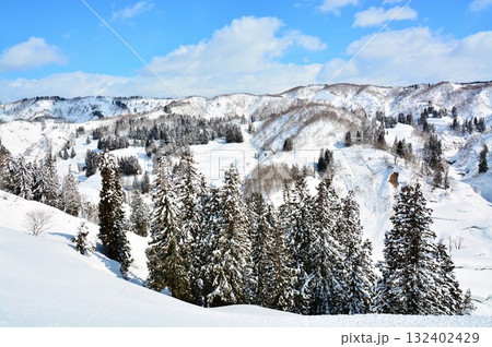 山古志冬景色 132402429