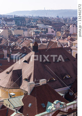Decoration of the building in Old Prague 132402572