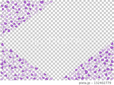 Heart pattern background Purple 3 colors Border and solid color Heart Heart pattern background Purple 3 colors Border and solid color Heart 132402779