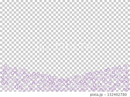 Heart pattern background, purple, 3 colors, border heart 132402780