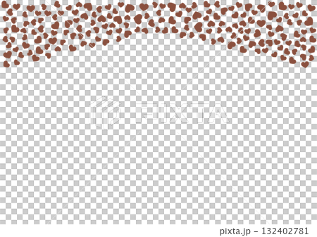 心形圖案背景棕色純色心 心形圖案背景棕色純色心 132402781