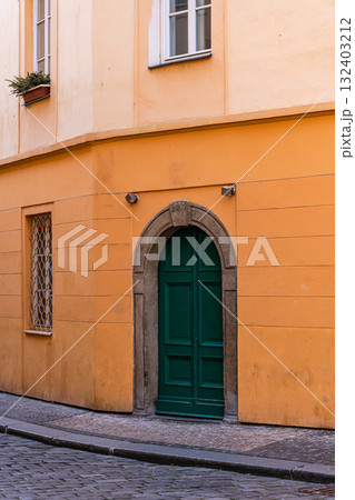Narrow street of Old Prague Narrow street of Old Prague 132403212