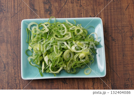カット葱 料理食材 カット葱 料理食材 132404086