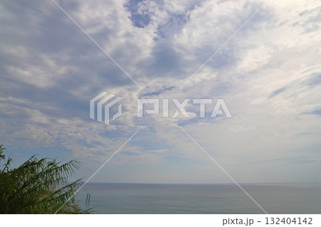 堀切峠　海岸　海　曇り空 132404142