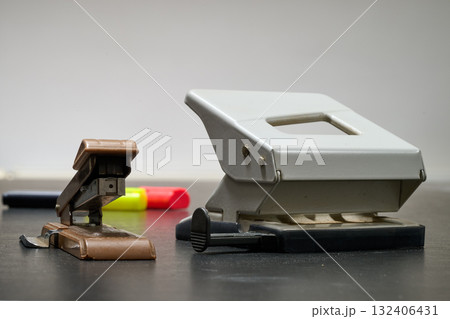 office stationary hole maker in office 132406431