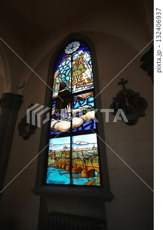 開港後最初のカトリック教会であるカトリック山手教会のステンドグラス 開港後最初のカトリック教会であるカトリック山手教会のステンドグラス 132406937