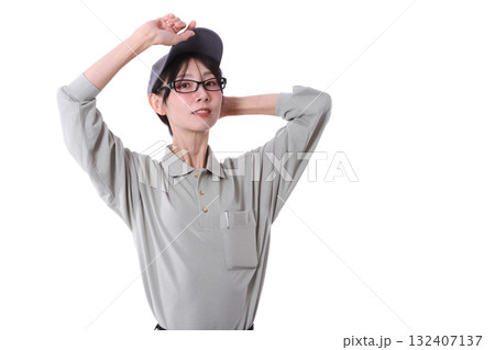 やる気がある女性 やる気がある女性 132407137