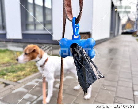 Pet Excrement Bags on a Leash 132407358