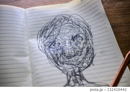 人の落書き 人の落書き 132410442