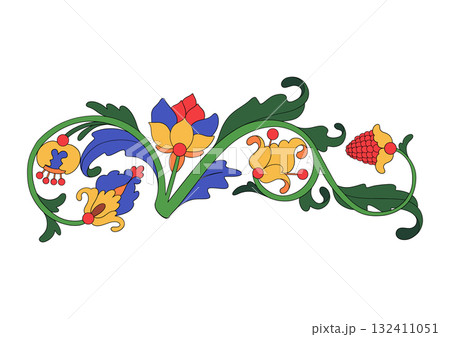 Graphic medieval plant Graphic medieval plant 132411051