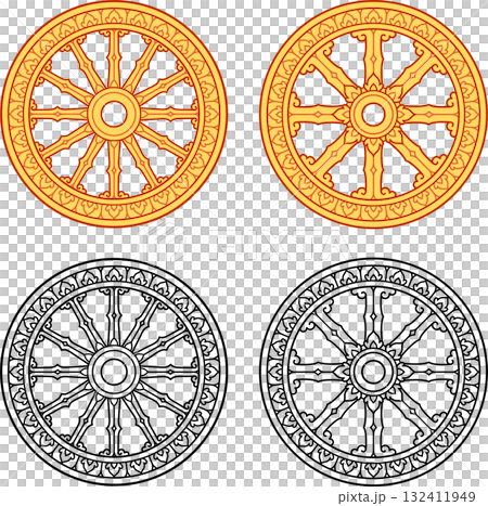 Theravada Buddhism Dhamma Wheel Theravada Buddhism Dhamma Wheel 132411949