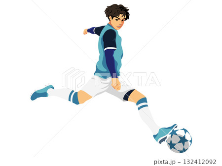 サッカー選手 132412092
