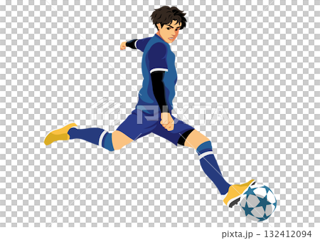 サッカー選手 132412094