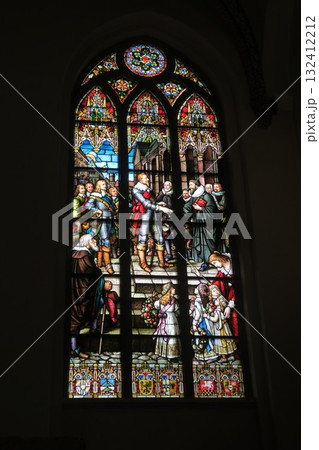 リーガ大聖堂のステンドグラス 132412212