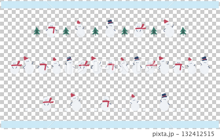 Christmas snowman line set Christmas snowman line set 132412515