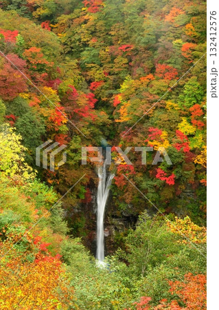 駒止の滝の紅葉 駒止の滝の紅葉 132412576