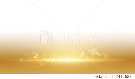 Golden light sparkles and shines, perfect for adding a touch of luxury and magic to your project with its warm, inviting glow and elegant style 132412683