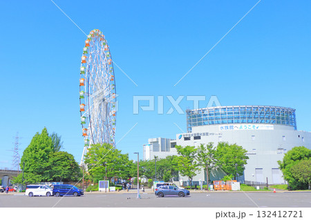岐阜県各務原市、アクア・トト ぎふとオアシスホイールの風景 132412721