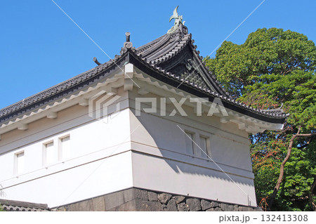 旧江戸城(皇居) 大手門の渡櫓門【東京都千代田区】 旧江戸城(皇居) 大手門の渡櫓門【東京都千代田区】 132413308