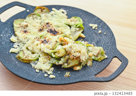 白茄子のチーズがけ 132413485