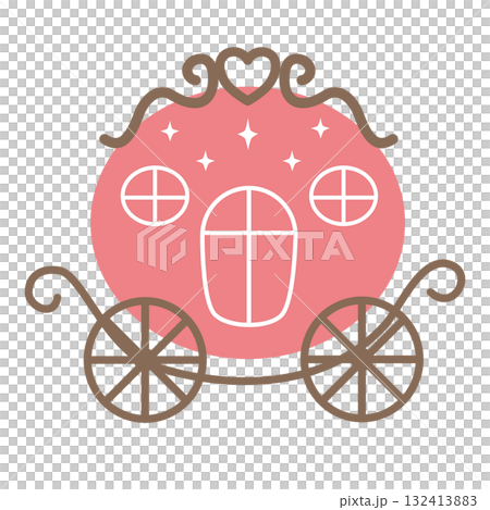 Pink Princess Carriage, Fairytale Pumpkin Carriage Clipart Pink Princess Carriage, Fairytale Pumpkin Carriage Clipart 132413883