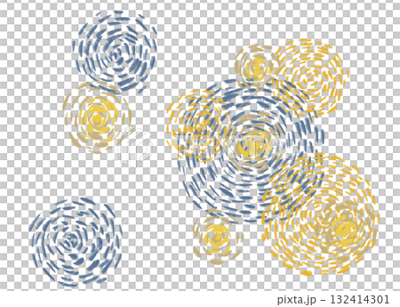 starry night impressionist style painting llustartion background art 132414301