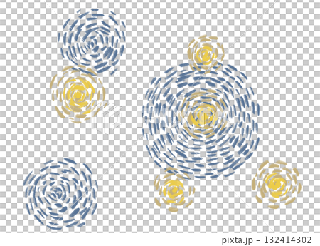 starry night impressionist style painting llustartion background art 132414302