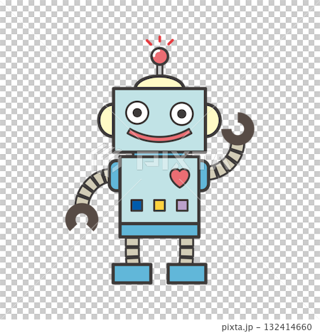 Cute robot illustration Cute robot illustration 132414660
