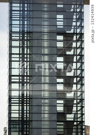 An architectural element of the modern business center Kranhaus An architectural element of the modern business center Kranhaus 132414939