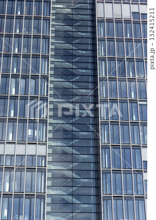 Windows of the modern business center Kranhaus Windows of the modern business center Kranhaus 132415211