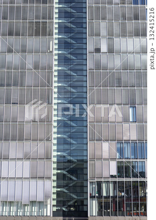 Windows of the modern business center Kranhaus Windows of the modern business center Kranhaus 132415216
