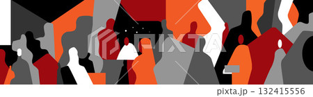Future people innovation science technology fantastic abstract vector illustration Future people innovation science technology fantastic abstract vector illustration 132415556