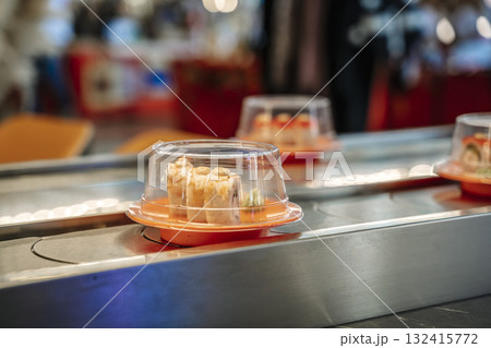 Japanese Conveyor Sushi Restaurant Experience Japanese Conveyor Sushi Restaurant Experience 132415772