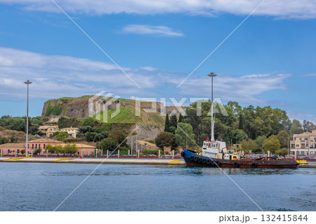 The old town of Kerkira, the capital of Corfu Island The old town of Kerkira, the capital of Corfu Island 132415844