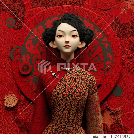 Chinese New Year Celebration Background 132415927
