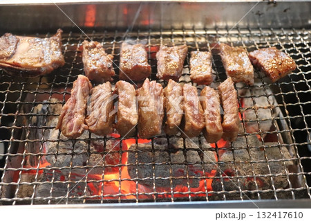 Korean food. Marinated beef ribs bbq Korean food. Marinated beef ribs bbq 132417610