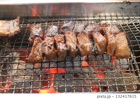 Korean food. Marinated beef ribs bbq Korean food. Marinated beef ribs bbq 132417615