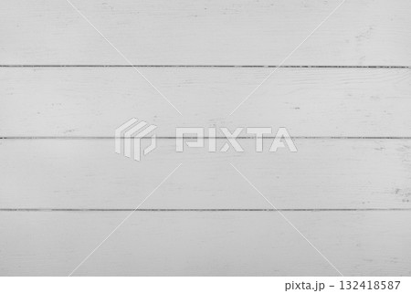 White painted wooden planks forming rustic background texture White painted wooden planks forming rustic background texture 132418587