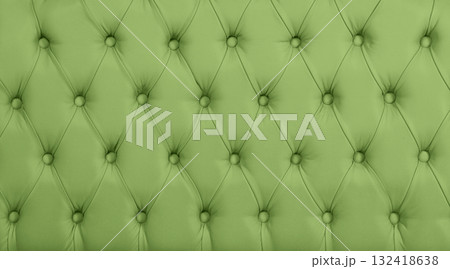 Green leather capitone background texture 132418638