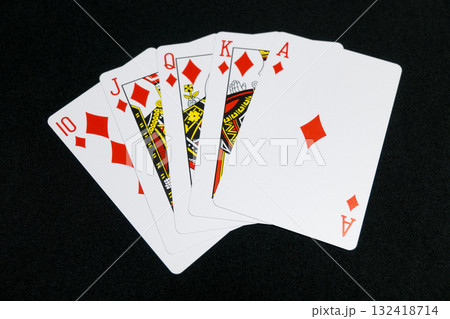 ロイヤルストレートフラッシュ 132418714