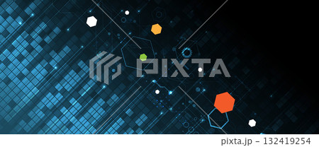 Abstract circuit network and artificial intelligence background for science or business Abstract circuit network and artificial intelligence background for science or business 132419254