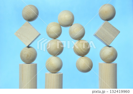 積木ブロックの模様 132419960