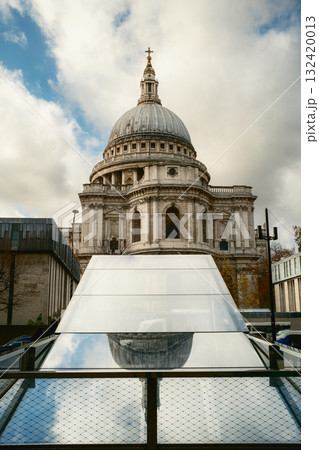 St Paul Cathedral Reflected In The Glass  132420013