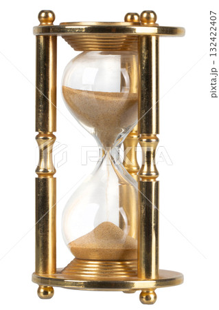 Vintage brass sand watch. Vintage brass sand watch. 132422407
