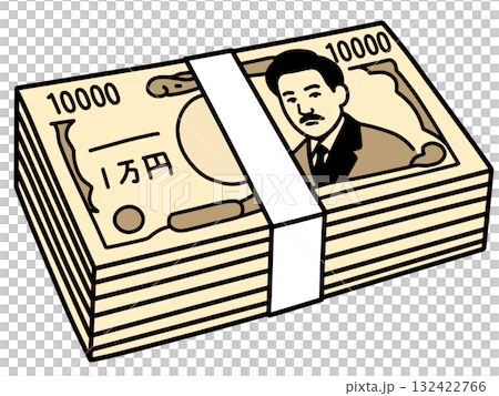 札束「AI生成画像」 132422766