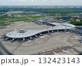 Planes at Vnukovo International Airport. Bird's-eye view. 132423143