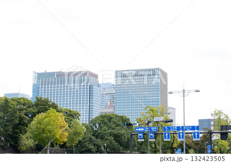 緑のある都市風景 緑のある都市風景 132423505